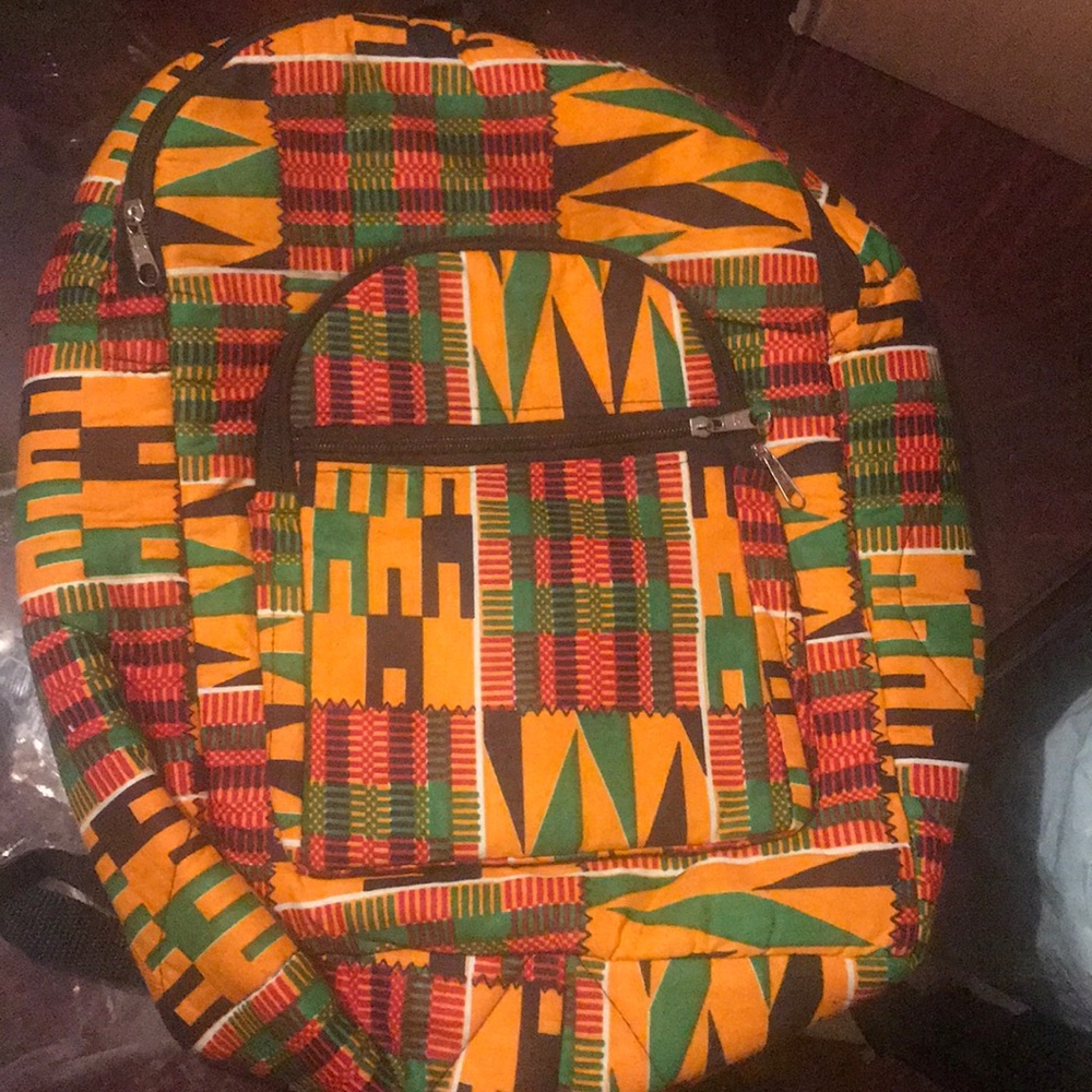 Kente cloth bookbag (ghana)